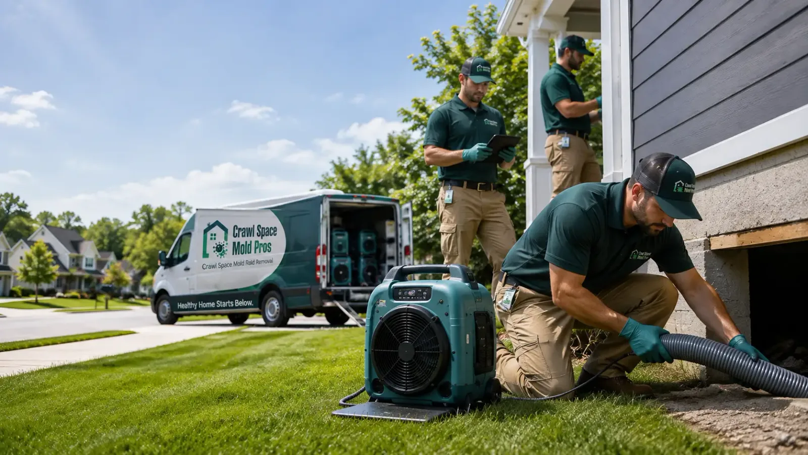 Crawl Space Mold Removal in Blackduck, MN